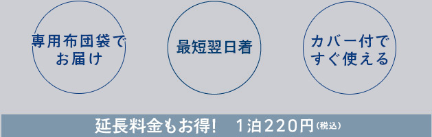 全国発送も可能!  1週間（6泊7日） 7,150円(税込)～